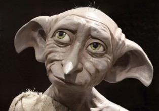 Dobby sculpture, house elf, movie character from Harry Potter, Germany