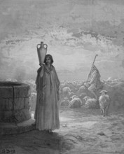 First book of Moses, chapter 29, verse 20, Jacob with Laban speaks, the time is up, now give me