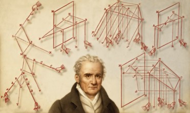 Gaspard Monge, Comte de Péluse, 1746 – 1818, French mathematician, elementary treatise on statics