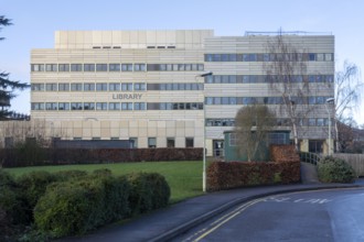 Library building, Whiteknights Campus, University of Reading, Reading, Berkshire, England, UK