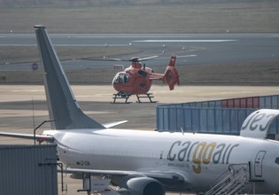 Rescue helicopter, air rescue from the Federal Ministry of the Interior, BMI, Christoph 3,