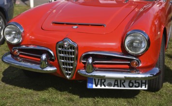 Alfa Romeo Giulia Spider 1965, Giulia Spider, at Oldtimer Exhibition, Prerow, Mecklenburg-Western