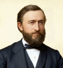 Johann Philipp Reis, 1834 – 1874, German scientist and inventor, digital edited