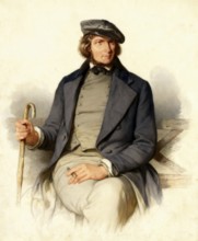 August Heinrich Hoffmann, Hoffmann von Fallersleben, 1798 –1874, German poet