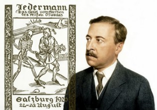 Hugo von Hofmannsthal, 1874-1929, Austrian novelist and poet, digital edited according to the title