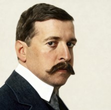 Hugo von Hofmannsthal, 1874-1929, Austrian novelist and poet, digital edited according to a