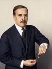 Hugo von Hofmannsthal, 1874-1929, Austrian novelist and poet, digital edited according to a