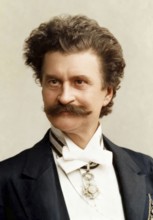 Johann Baptist Strauss II, 1825 – 1899, also known as Johann Strauss Jr, Austrian composer and
