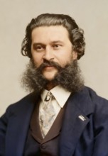 Johann Baptist Strauss II, 1825 – 1899, also known as Johann Strauss Jr, Austrian composer and