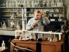 Edison‘s experimental development facility, Thomas Alva Edison, digitally edited according to a