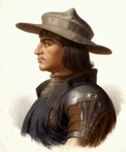 Franz von Sickingen, 1481 - 1523, leader of the Rhenish and Swabian knights