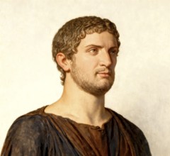 Hadrian or Publius Aelius Hadrianus Augustus, 76 - 138, Roman emperor, digitally edited