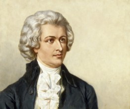 Wolfgang Amadeus Mozart, 1756 – 1791, composer of classical music, First Viennese School, digitally