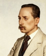 Portrait of Rainer Maria Rilke, 1875 – 1926, Austrian poet and novelist, based on a sketch by Emil