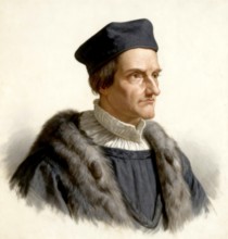 Johann or Johannes Geiler von Kaysersberg, 1445 - 1510, Swiss-born priest, popular German preacher