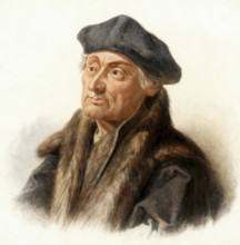 Erasmus Desiderius von Rotterdam, 1465 - 1536, Dutch humanist, theologian, philosopher, scholar and