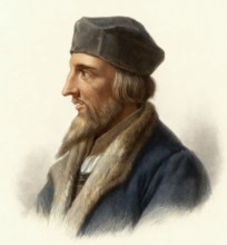 Jan Hus or Johannes Huss, ca. 1369 - 1415, Christian reformator
