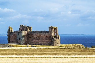 Ruins of Tantallon Castle, North Berwick, East Lothian, Scotland, UK