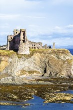 Ruins of Tantallon Castle, North Berwick, East Lothian, Scotland, UK