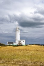 Hurst Point Lighthouse and Hurst Castle, Hurst Spit, Milford on Sea, Lymington, Hampshire, UK