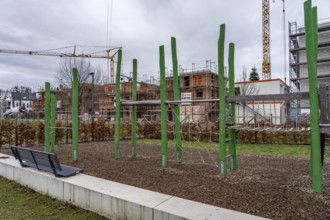 New development area Am alten Angerbach in Duisburg-Huckingen, on approx. 17 hectares, 300 new