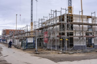 New development area Am alten Angerbach in Duisburg-Huckingen, on approx. 17 hectares, 300 new