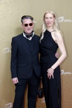 Toni Froschhammer and accompaniment on arrival for the European Film Awards at the House of World