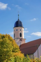 Roman Catholic parish church of St. Martin, baroque hall church from 1717—19, design by Franz Beer,
