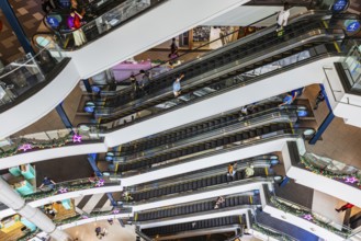 Themed shopping mall, Terminal 21, luxury stores, Bangkok, Thailand's metropolis, Thailand