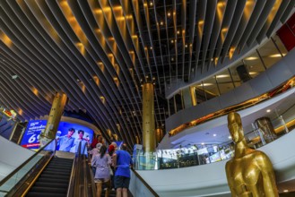 Themed shopping mall, Hollywood theme, luxury stores, Terminal 21, Bangkok, Thailand's metropolis,