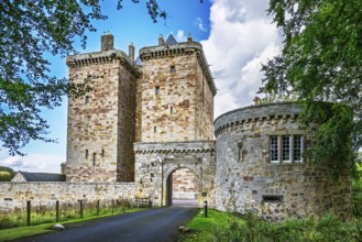 Borthwick Castle, Midlothian, Scotland, UK