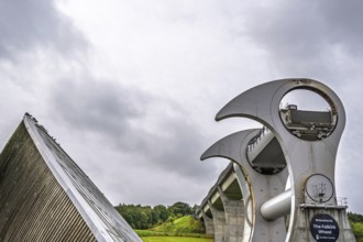 Falkirk Wheel, Forth and Clyde Canal, Falkirk, Scotland, UK
