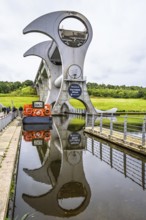 Falkirk Wheel, Forth and Clyde Canal, Falkirk, Scotland, UK