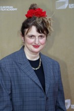 Alice Rohrwacher arriving at the European Film Awards at the House of World Cultures in Berlin on