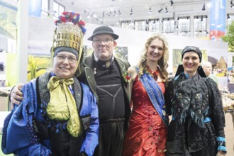 The Schmöllner Crested Princess at the Green Week at the exhibition center in Berlin on 16.01.2026.
