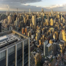 Manhattan midtown skyline, Edge, New York, USA