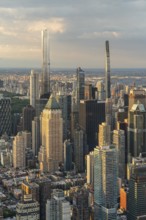 Manhattan midtown skyline, Edge, New York, USA
