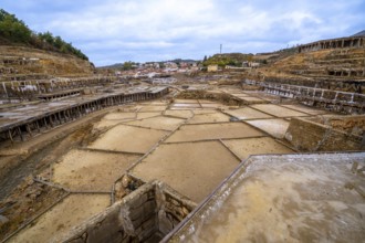Salt farming terraces and ancient wooden structures fill the historic salt valley of anana,