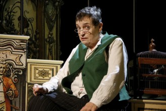 Katharina Thalbach during the photo rehearsal for SAUERKOHL AND MISDEEDS, a musical Wilhelm bush