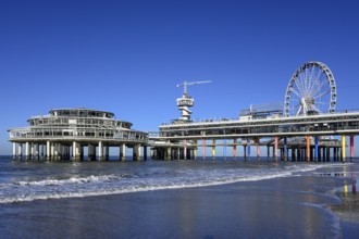 Pier von Scheveningen, The Hague, North Sea, South Holland, Netherlands