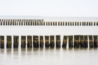 Grooves in the Baltic Sea near Zingst, Fischland-Darss-Zingst, Zingst, Mecklenburg-Western