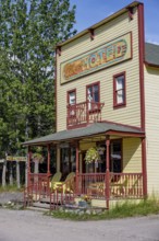 Hotel, historic building, McCarthy, Wrangell St. Elias National Park, Alaska, USA