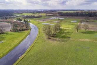 Hunte bei Einen in the municipality of Goldenstedt, Einen, Goldenstedt, Lower Saxony, Germany