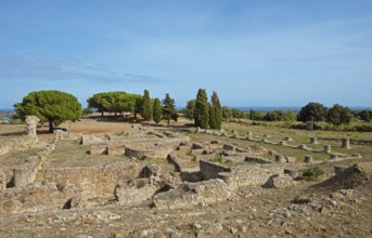 Aleria Roman Archaeological Site, Haute-Corse Department, Corsica, Mediterranean Sea, France
