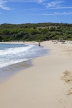 Sandstrand Plage d'Arone, Piana, Corse-du-Sud Department, West Coast, Corsica, Mediterranean Sea,