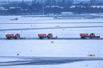 The onset of winter in North Rhine-Westphalia, flight operations are maintained at Düsseldorf