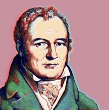 Johann Peter Hebel, 1760 - 1826, German poet, Protestant theologian and educator, Alemannic dialect