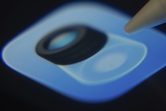 Dhaka, Bangladesh- 06 Dec 2025: Close-up of the Apple Preview app on a screen with a stylus