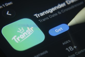 Dhaka, Bangladesh- 01 Dec 2025: A close-up of the Translr app icon in the App Store on an iPad