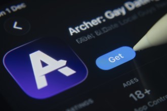Dhaka, Bangladesh- 01 Dec 2025: A close-up of the Archer app icon in the App Store on an iPad